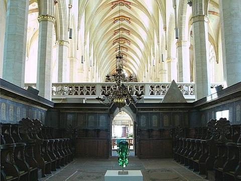 Fischkopf IV im Hohen Chor der Predigerkirche